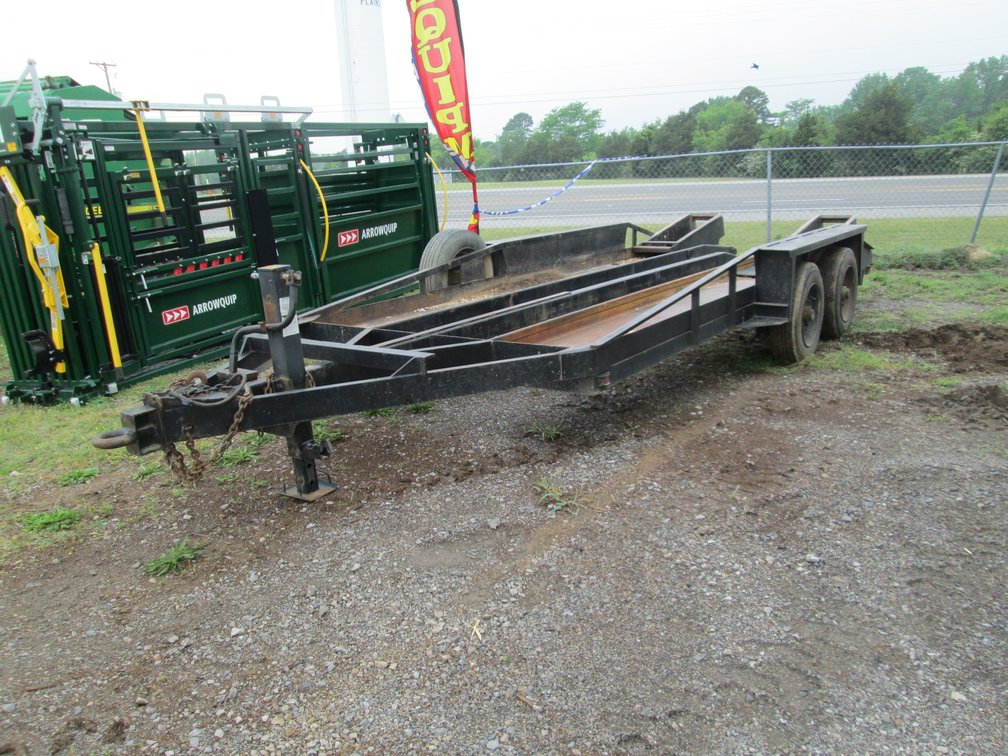 1987 Belshe 16' T/A Steel Pintle Hitch Equipment Trailer  16JF01628H1018671  INV# 46563