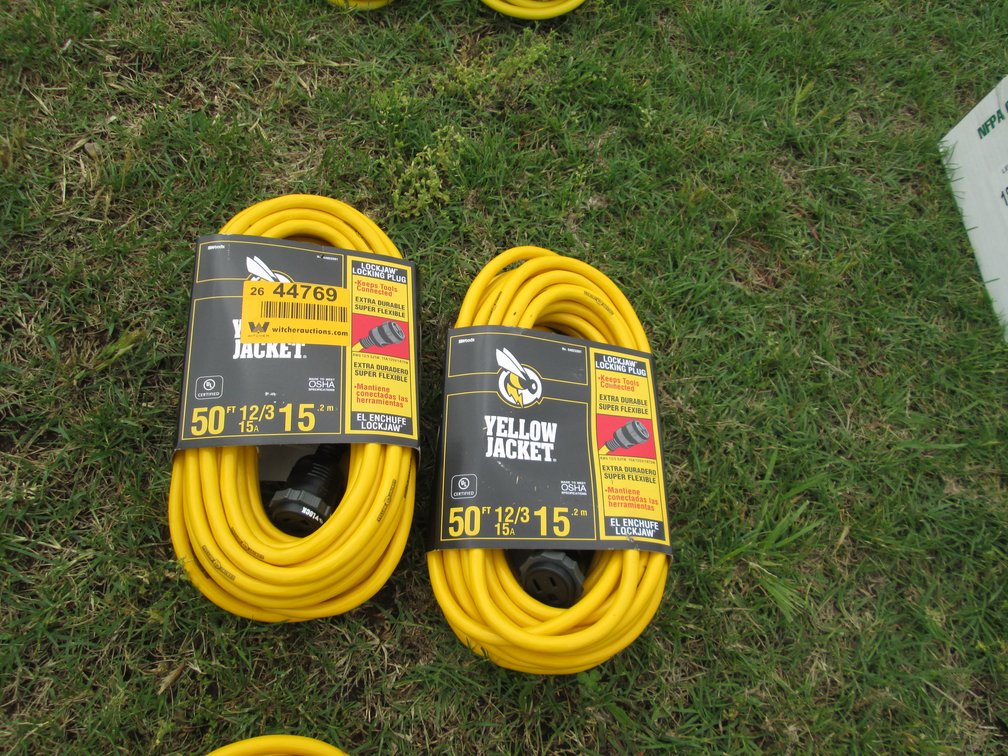 Lot of (2) Yellow Jacket  Extension Cords INV# 44769