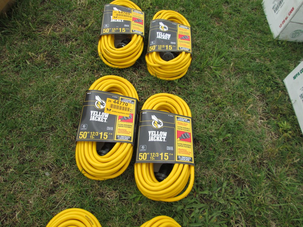 Lot of (2) Yellow Jacket  Extension Cords INV# 44770