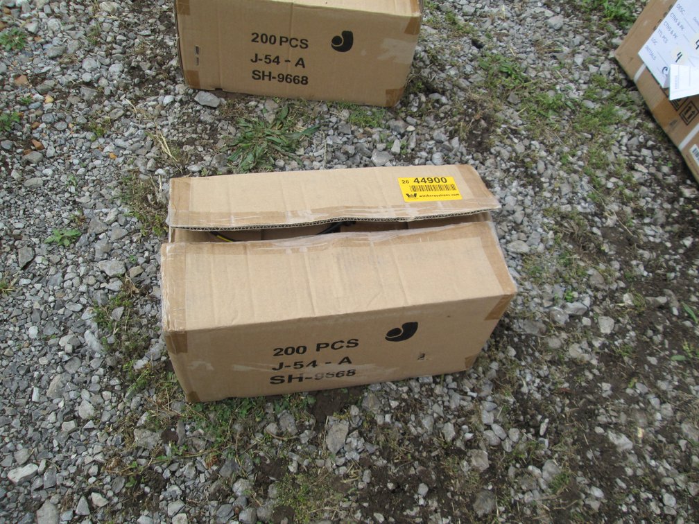Unused Case of Amber Button Lights INV# 44900
