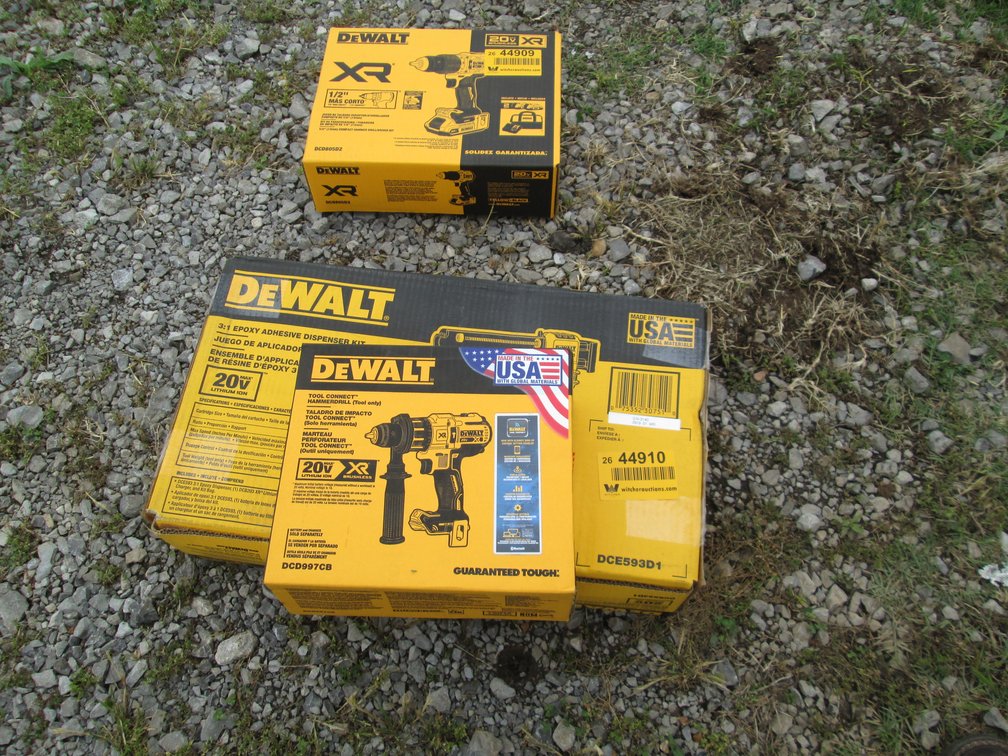 Unused Dewalt Drill & Epoxy Kit INV# 44910