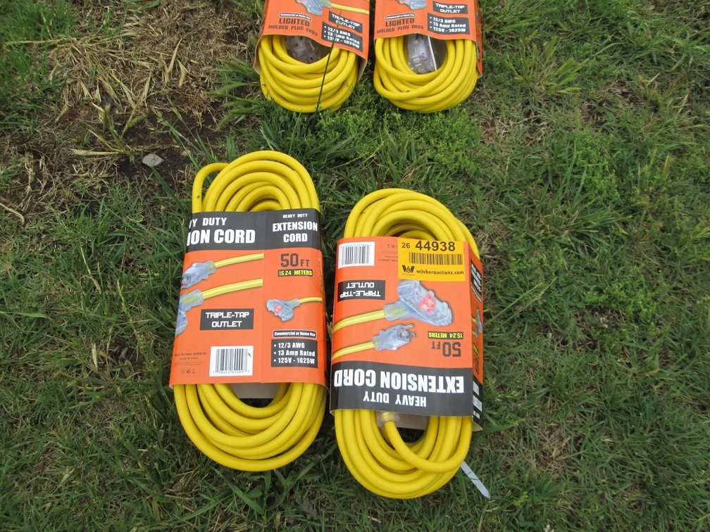 Lot of (2) Unused HD Extension Cords INV# 44938
