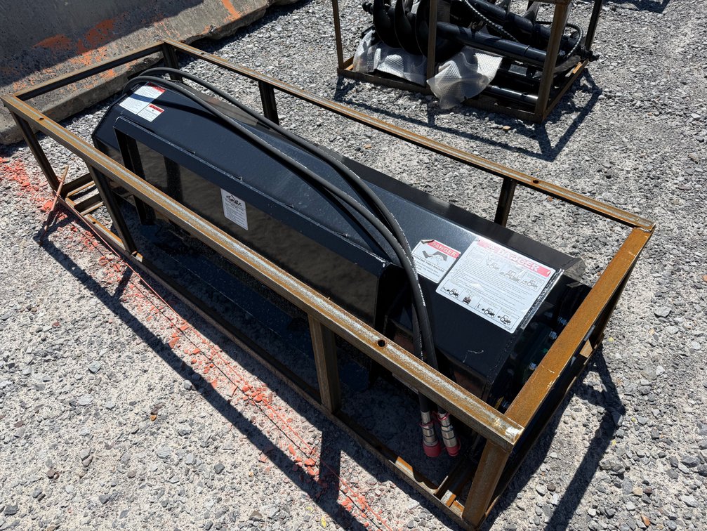 Unused Mower King  72" Skid Steer Rotary Tiller  ECSSTR07226020501A INV# 45401