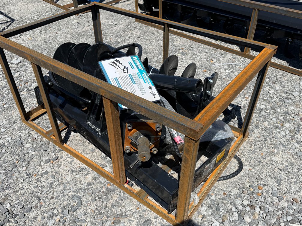 Unused Mower King  Skid Steer Auger w/ (3) Bits INV# 45379