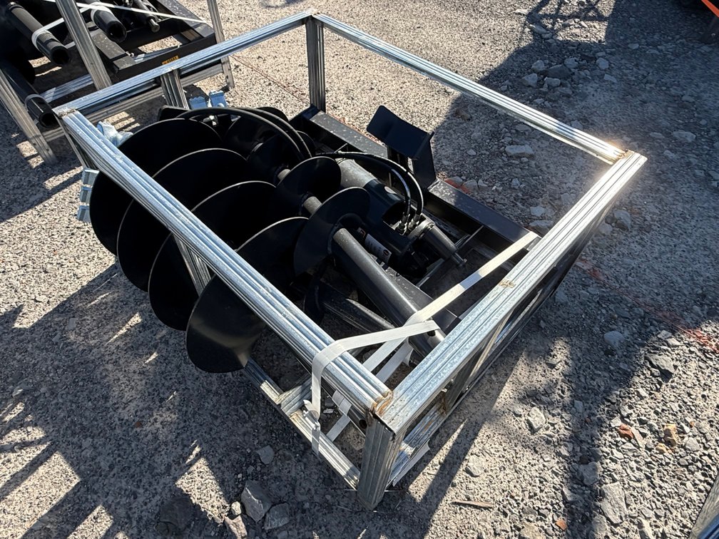 Unused JCT Skid Steer Hydraulic Auger & Bits INV# 45682