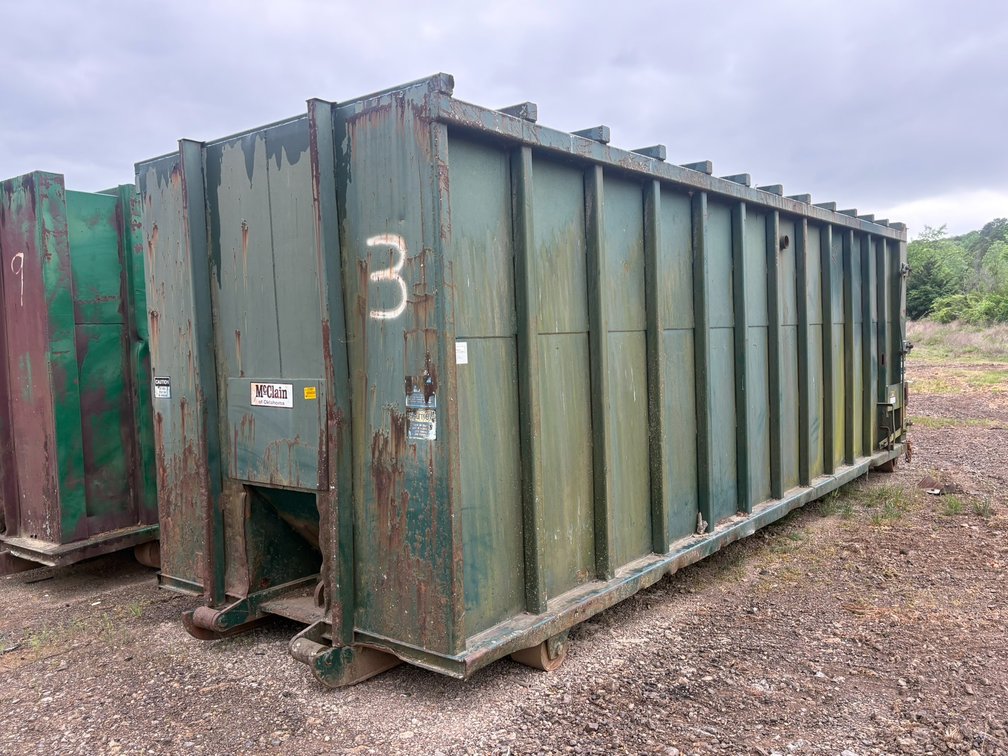McClain ~25'6"x~7'8" Roll Off Dumpster