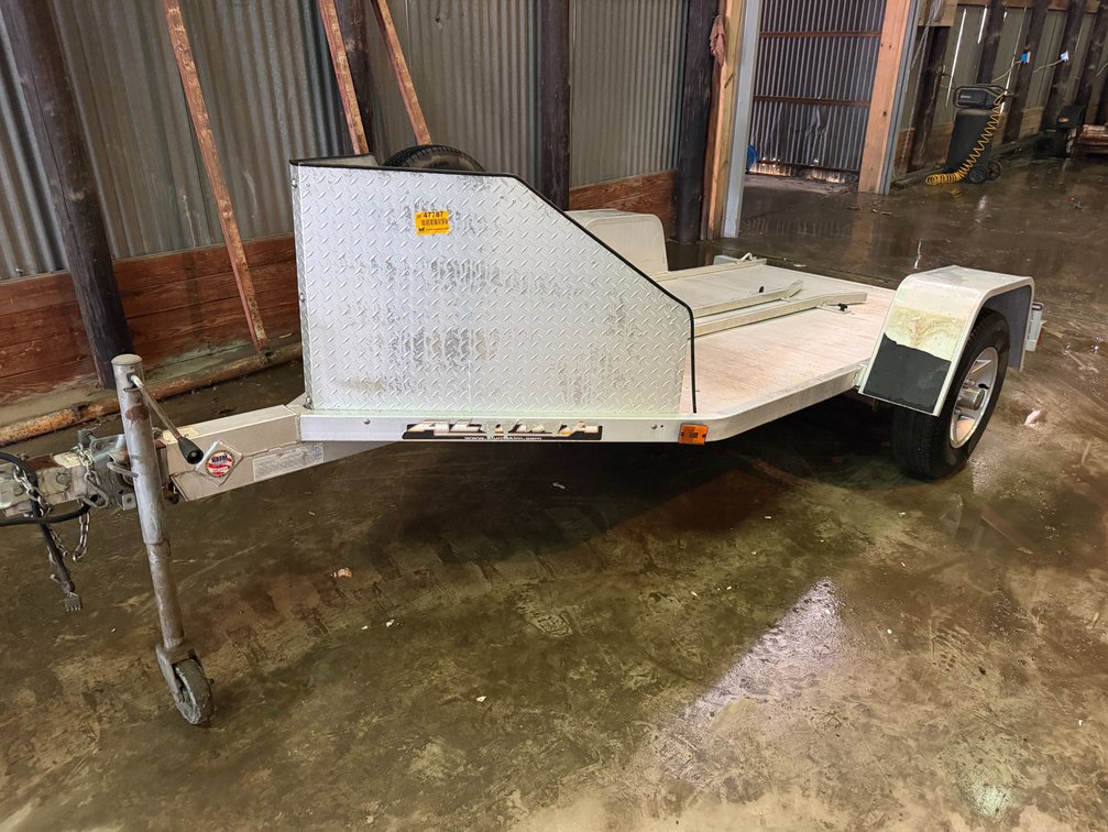 Aluma 125" S/A Aluminum Motorcyle Hauler