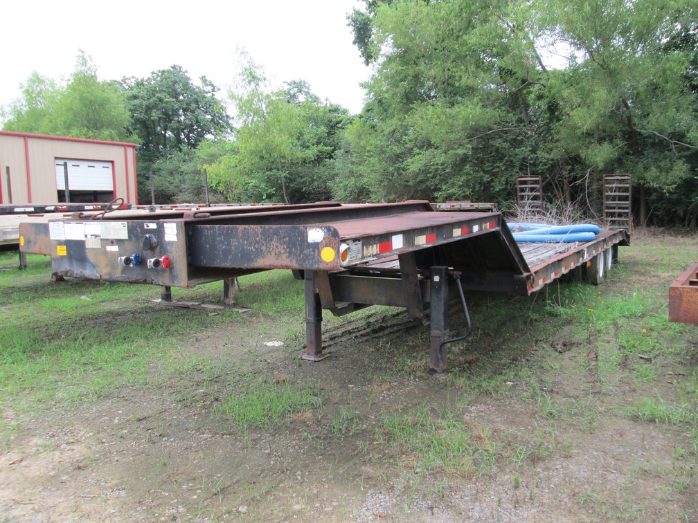 Homemade T/A Steel 101" 26' Fixed Neck Lowboy Trailer INV#45792