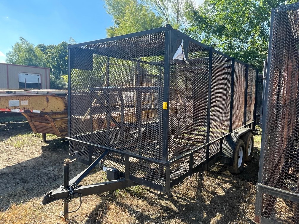 Homemade Trash Trailer T/A Steel 80" 16' Other INV#45785