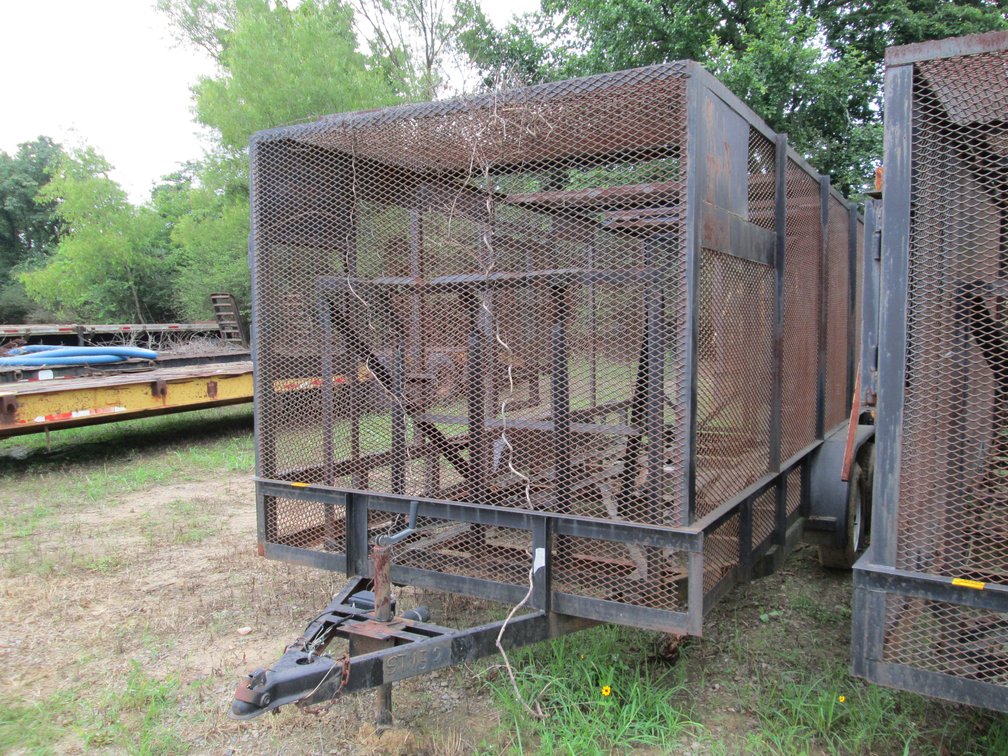 Homemade Trash Trailer T/A Steel 80" 16' INV#45794