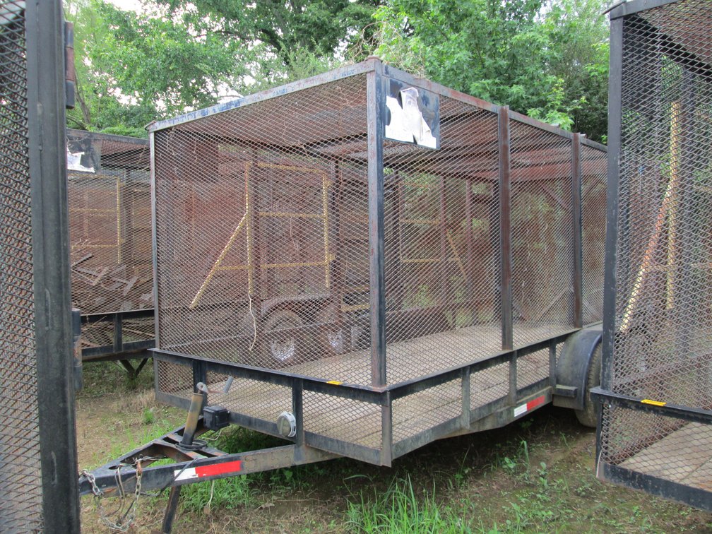 Homemade Trash Trailer T/A Steel 80" 16' INV#45798