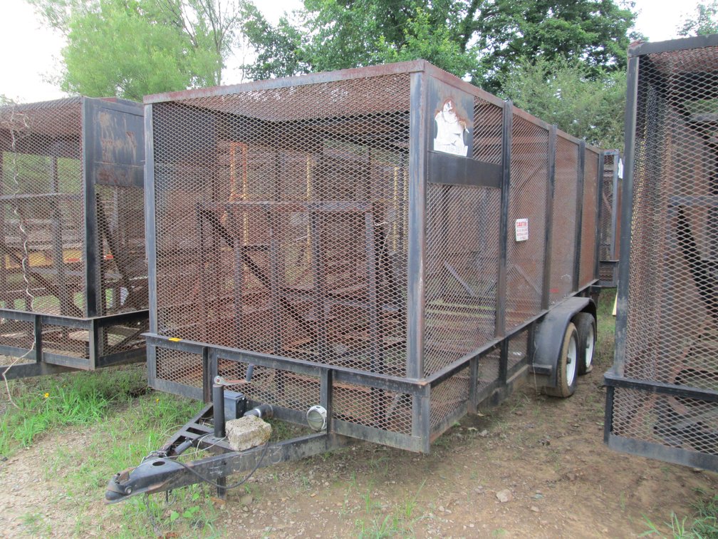 Homemade Trash Trailer T/A Steel 80" 16' INV#45795