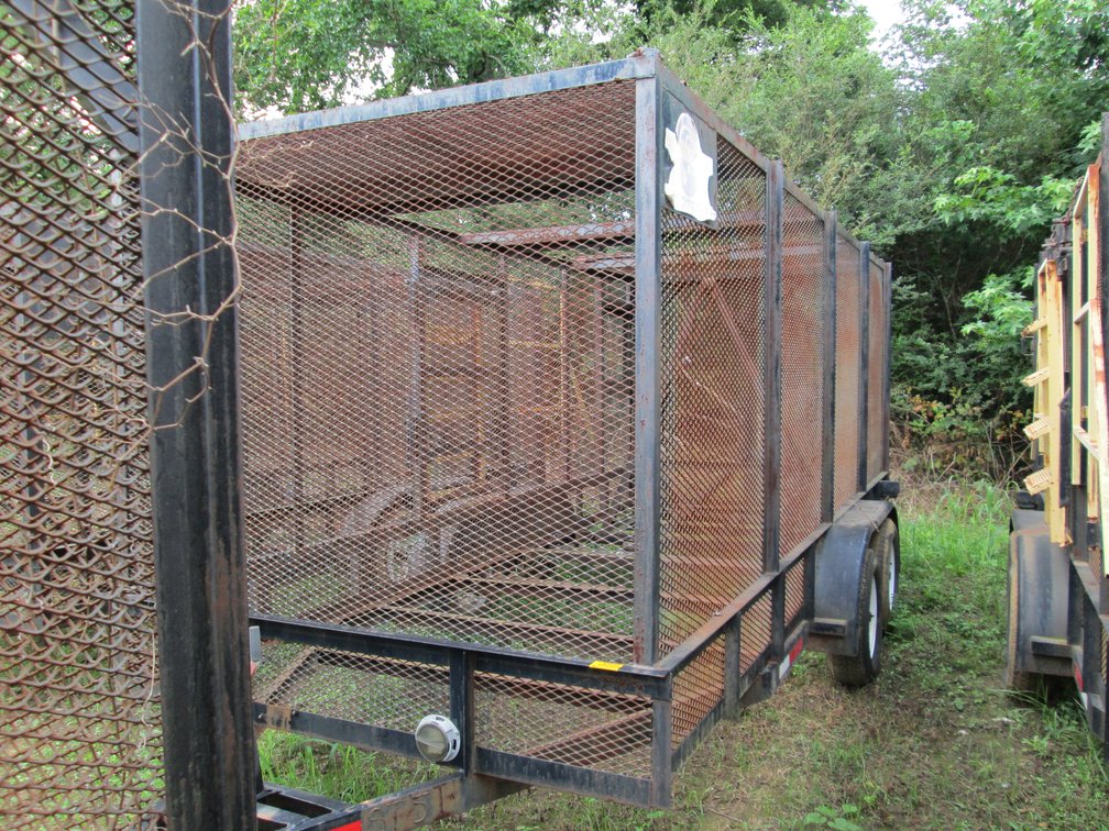 Homemade Trash Trailer T/A Steel 80" 16' INV#45800