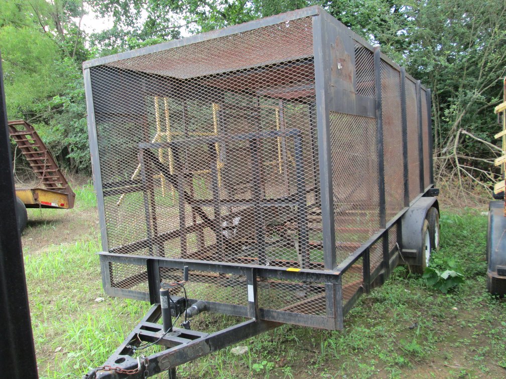 Homemade Trash Trailer T/A Steel 80" 16' INV#45801