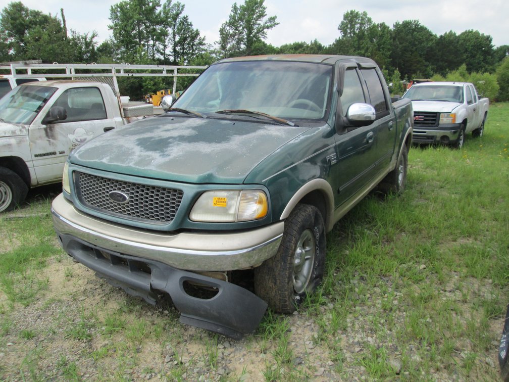 *INOP 2001 Ford F150 4x4 Crew Cab Pickup 1FTRW08L31KD63239 INV#45833