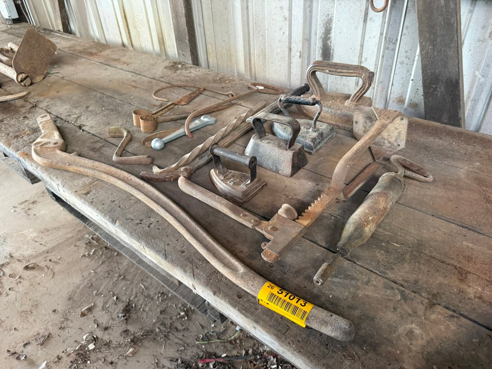 Lot of Antique Irons & Tools INV#51013