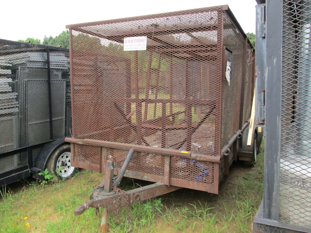 Homemade T/A Steel 80" 16' Trash Trailer INV#50718