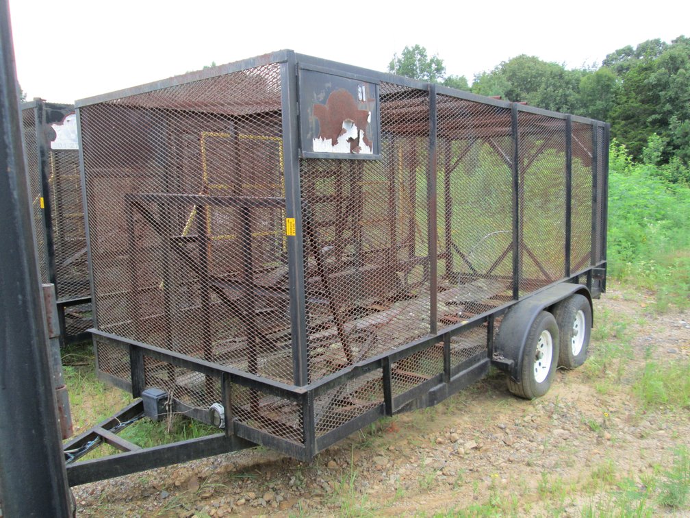 Homemade T/A Steel 80" 16' Trash Trailer INV#50714