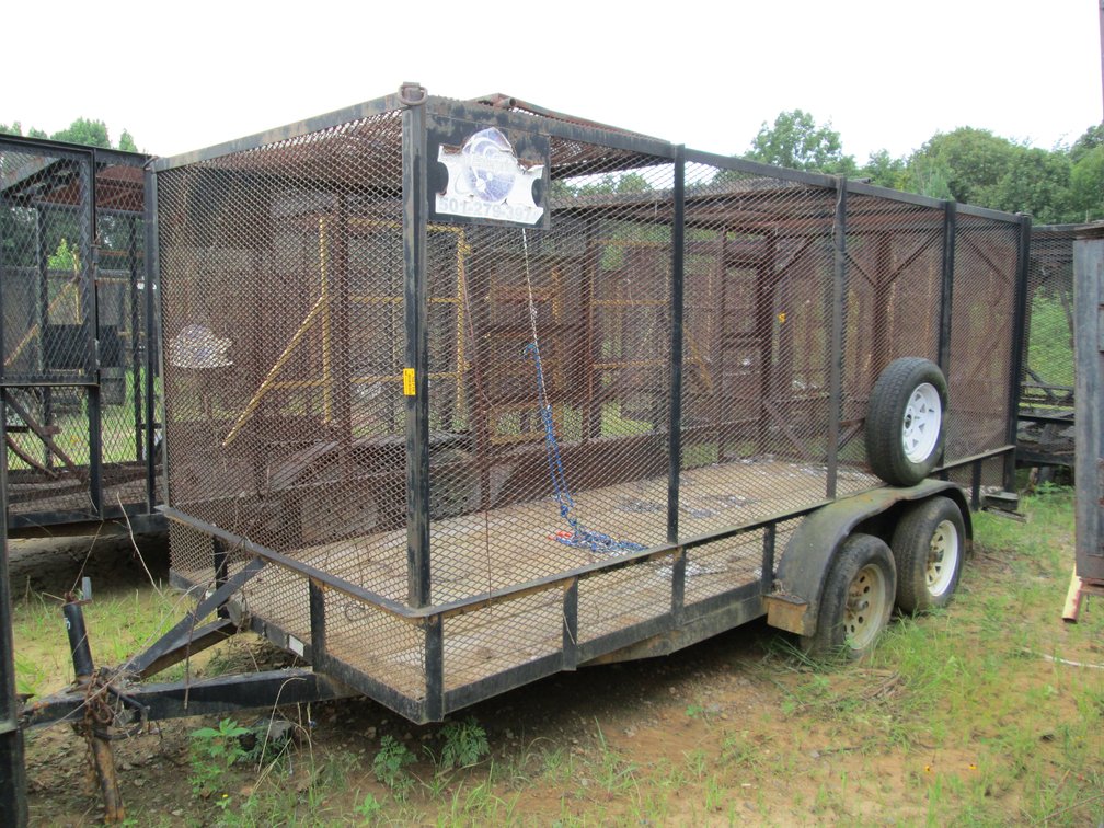 Homemade T/A Steel 80" 16' Trash Trailer INV#50716