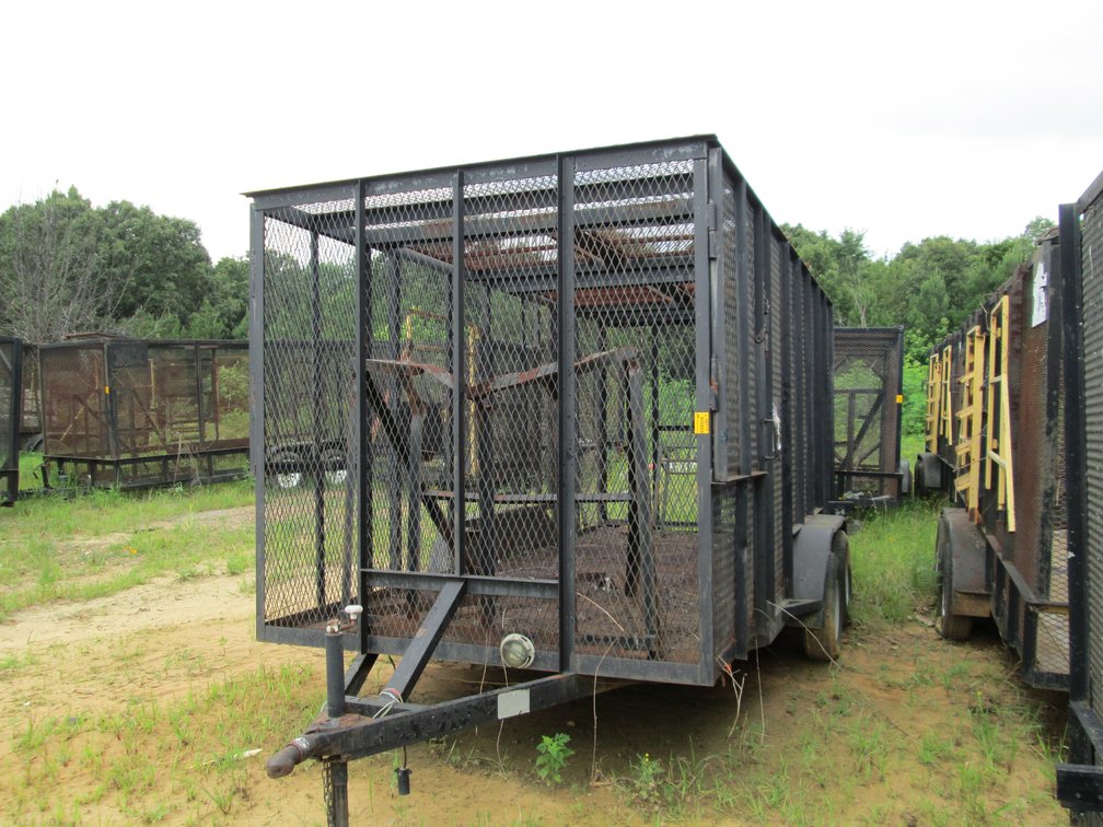 Homemade T/A Steel 80" 16' Trash Trailer INV#50711