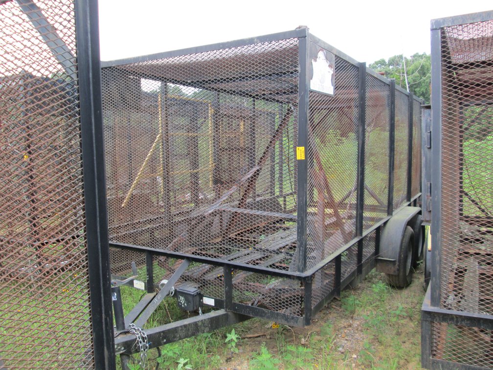 Homemade T/A Steel 80" 16' Trash Trailer INV#50713