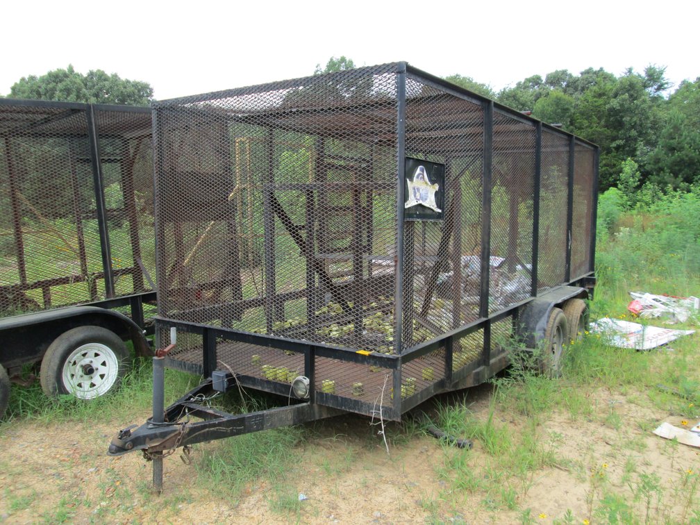 Homemade T/A Steel 80" 16' Trash Trailer INV#50709