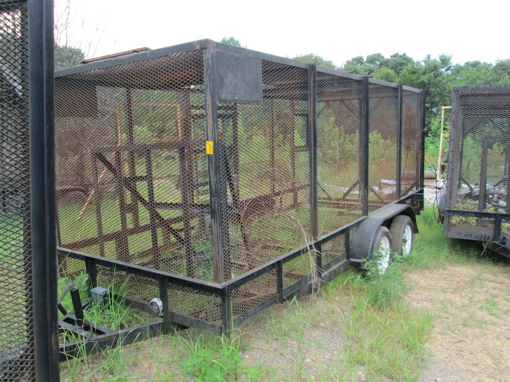 Homemade T/A Steel 80" 16' Trash Trailer INV#50708