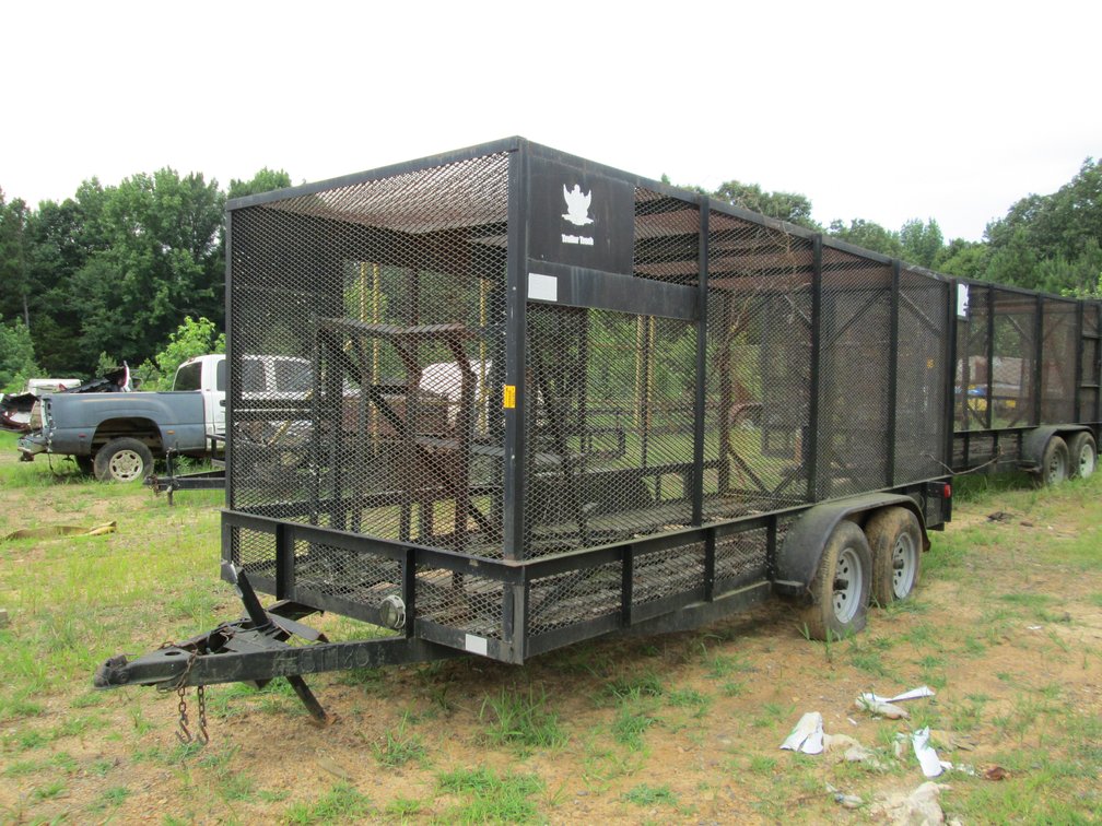 Homemade T/A Steel 80" 16' Trash Trailer INV#50706