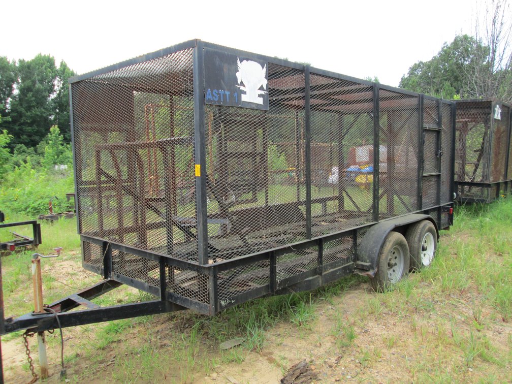 Homemade T/A Steel 80" 16' Trash Trailer INV#50707
