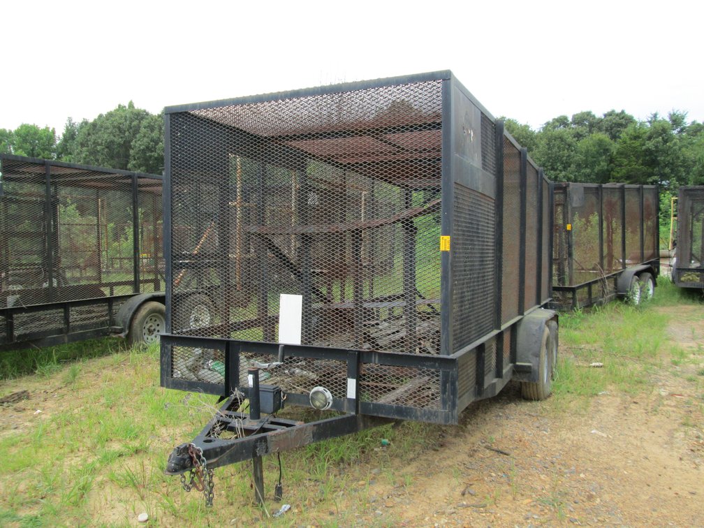 Homemade T/A Steel 80" 16' Trash Trailer INV#50710