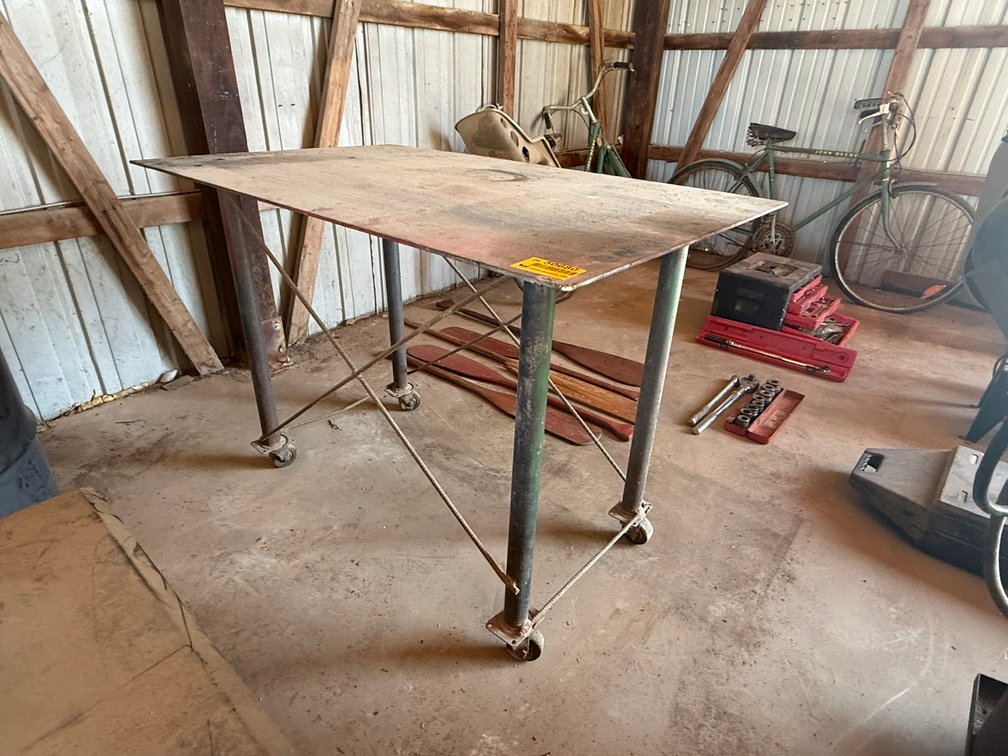 4'x2' Rolling Shop Table INV#50680