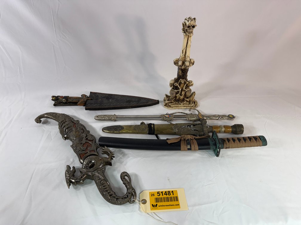 Lot of (6) Swords INV#51481