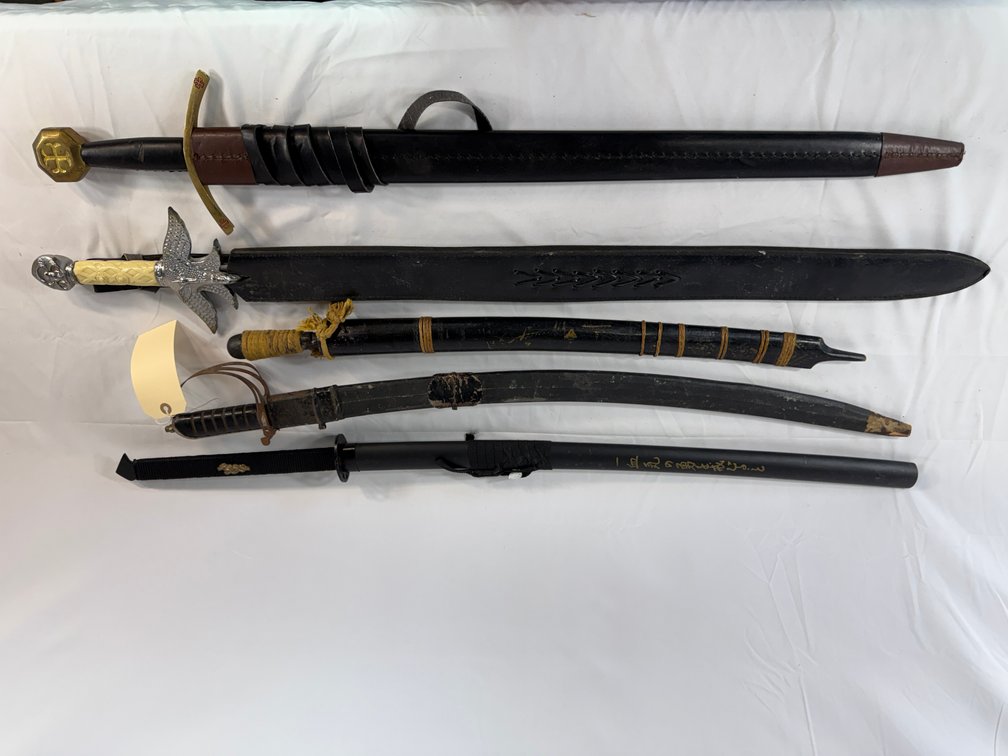 Lot of (5) Swords INV#51487