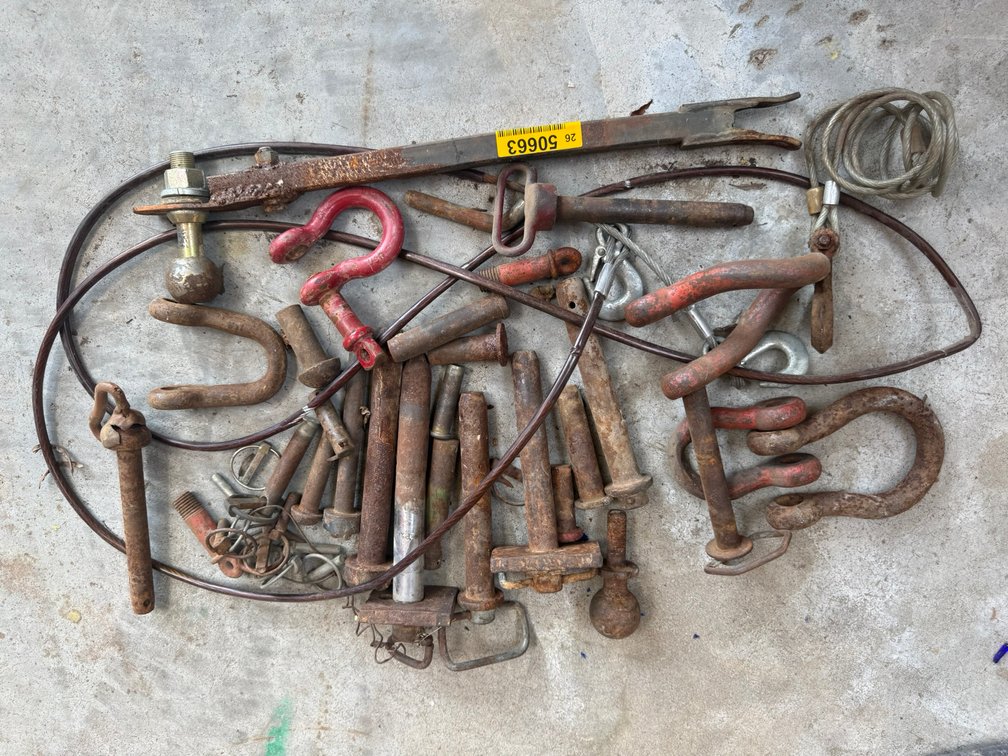 Lot of Hitch Pins, Hooks & Misc INV#50663