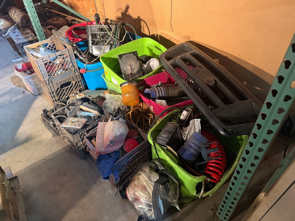 Lot of Lights, Jumper Cables, Vehicle Grill, and Miscellaneous INV#54447