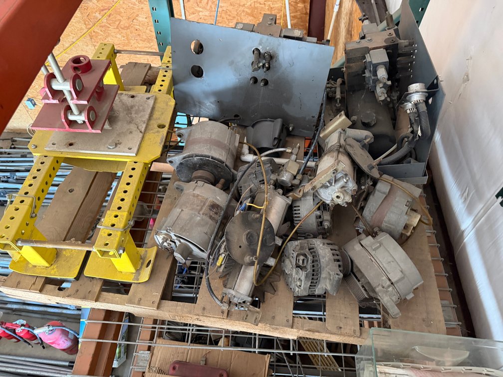 Lot of Alternators, Starters & Lifting Beam INV#54503