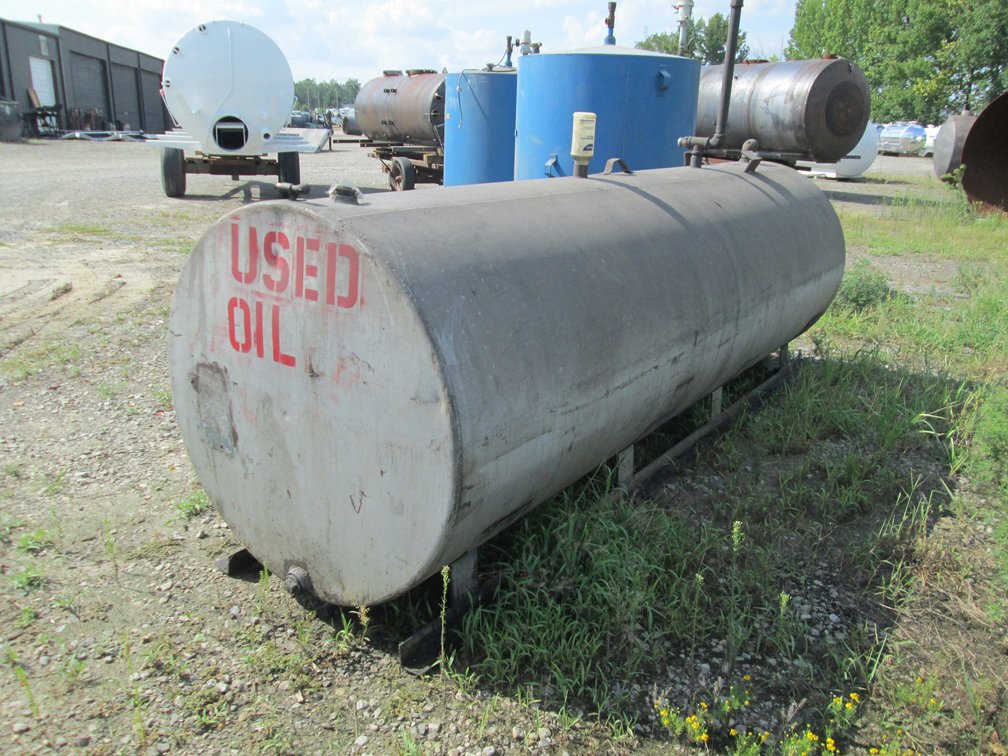 1000gal Used Oil Tank on Skids INV#53960