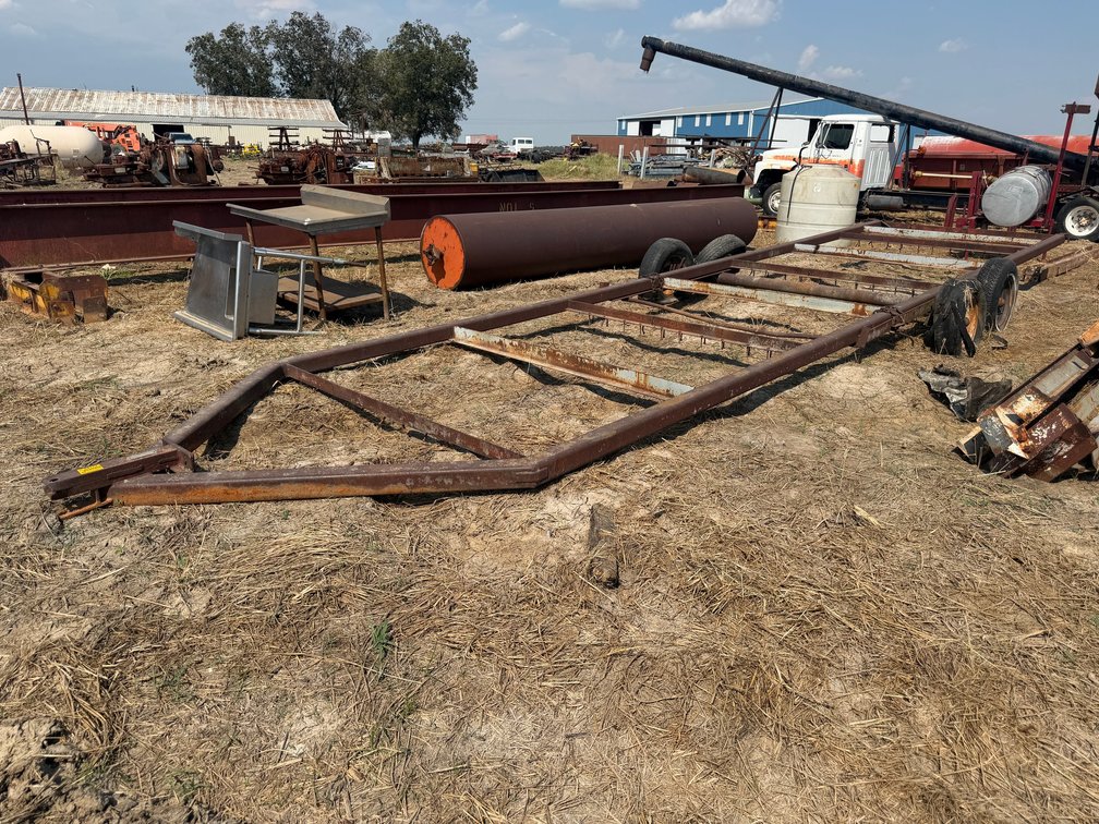 Donahue T/A 7' 28' Equipment Trailer 42445 INV#54171 Map Location: Field 3