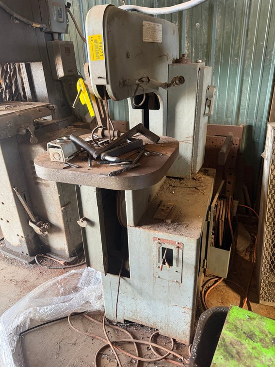 Grob Bandsaw INV#54271 Map Location: Shop 2