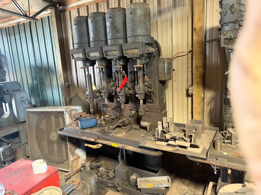 Leland-Gifford 4-Gang Drill Press INV#54272 Map Location: Shop 2