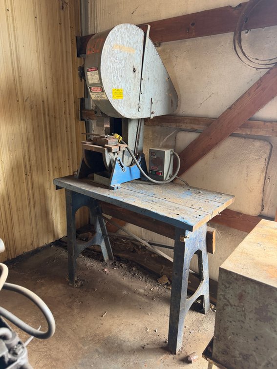 Alva Allen BT8 8-Ton Bandsaw KFB25334 INV#54275 Map Location: Shop 2