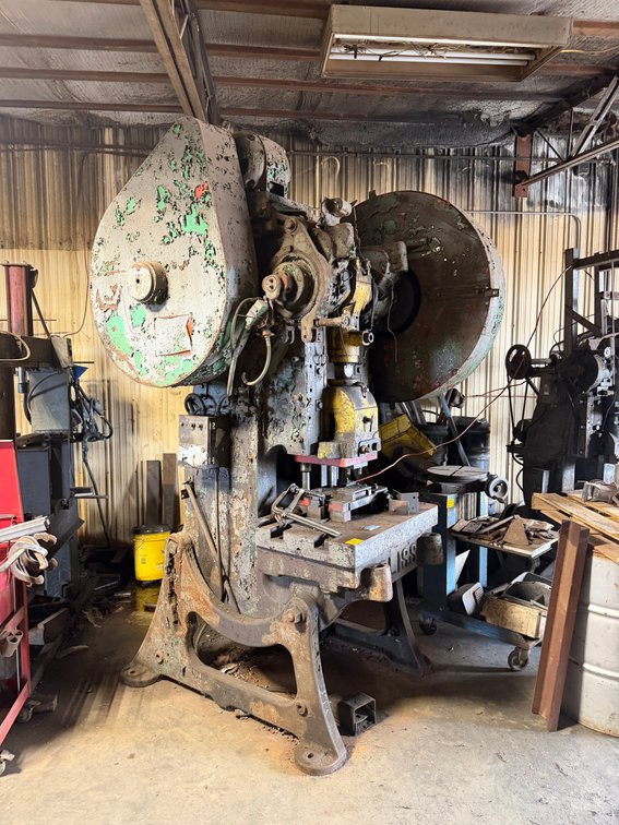 Bliss Mechanical Ironworker / Punch Press INV#54282 Map Location: Shop 2