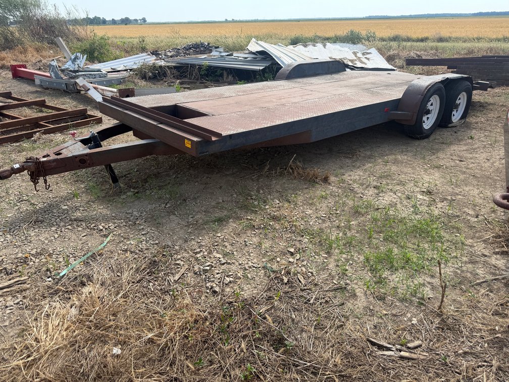 T/A 20' x 76" Flatbed Equipment Trailer INV#54206 Map Location: Field 5