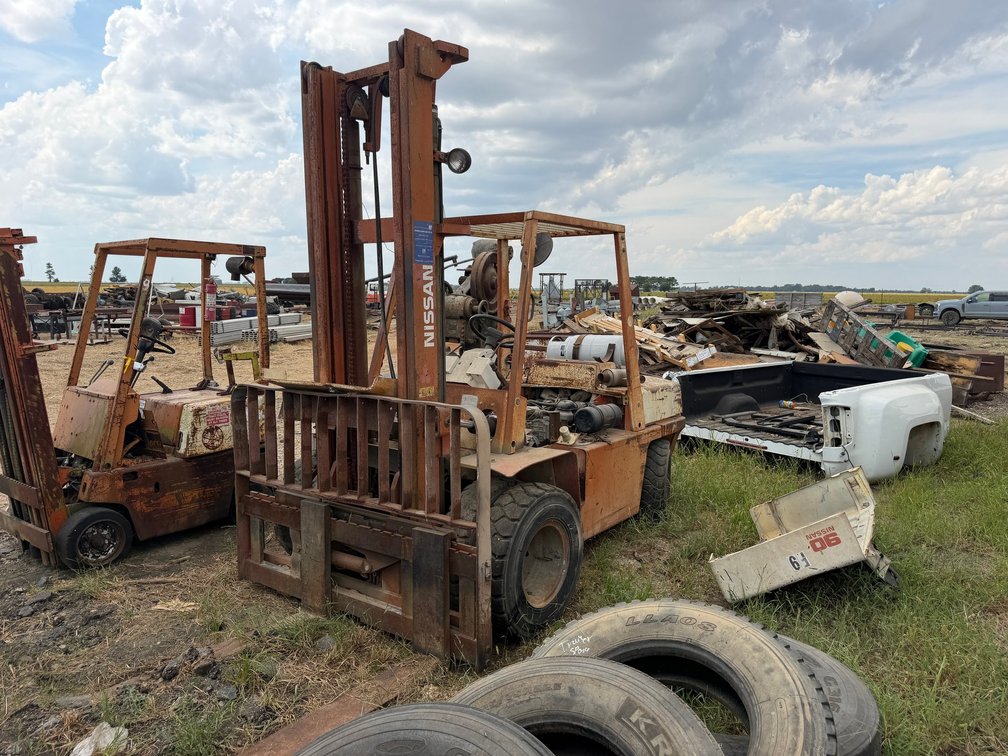 *INOP Nissan BGF03 Rough Terrain Forklift BGF03-920131 INV#54244 Map Location: Field 7
