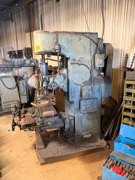 W. B. Knight Machinery Co Drill Press INV#54299 Map Location: Shop 2