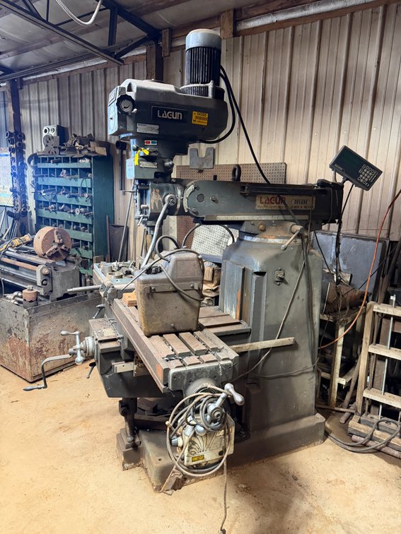 Lagun Deluxe Vertical Milling Machine INV#54309 Map Location: Shop 2
