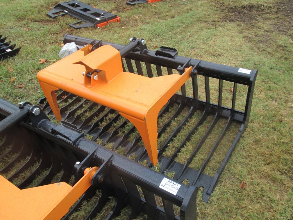 76" Skid Steer Skelton Bucket w/Grapple INV#55492