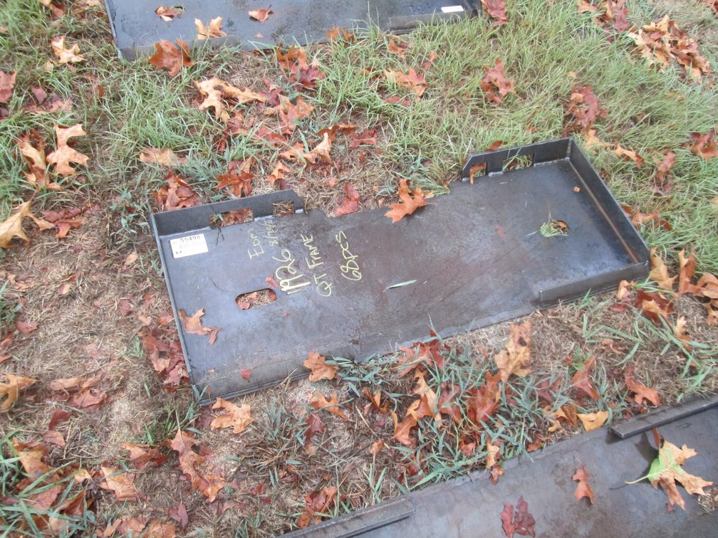 Skid Steer Weld On Plate INV#55498
