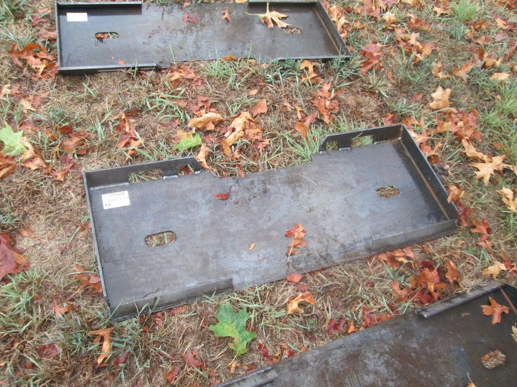 Skid Steer Weld On Plate INV#55500