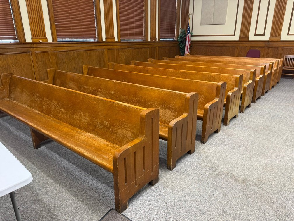 Lot of (5) Pews INV#46849